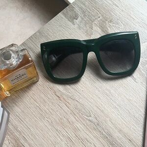 Stella McCartney Dark Green Sunglasses